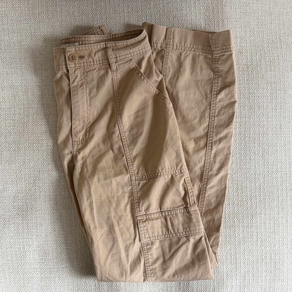 Abercrombie & Fitch Women's Tan Straight Leg Pants